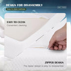 FDW Base Foam Mattress 8 Inch Mattress, CertiPUR-US Certified,Breathable Bed Mattress for Cooler Sleep Supportive,Removable Soft Cover,White
