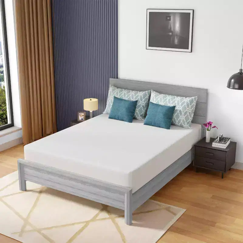 FDW 10 inch Gel Memory Foam Comfort Foam Mattress , CertiPUR-US Certified Mattress for Cooler Sleep Supportive & Pressure Relief,White