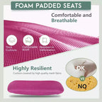 FDW Home Office Chair Mid Back Mesh Desk Chair Armless Computer Chair Rolling Swivel Chair with Lumbar Support