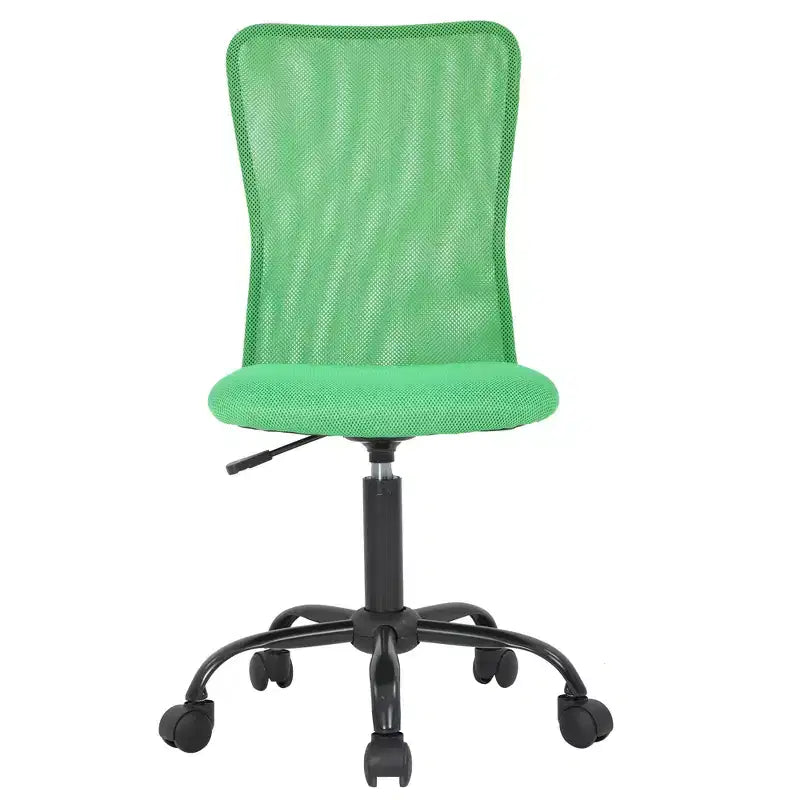 FDW Home Office Chair Mid Back Mesh Desk Chair Armless Computer Chair Rolling Swivel Chair with Lumbar Support