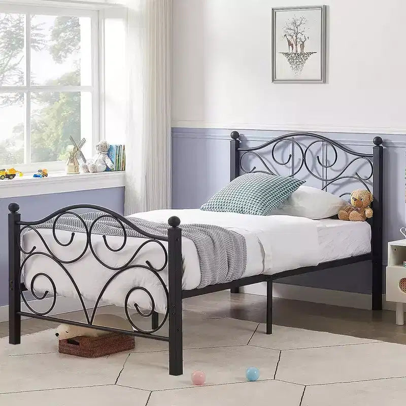 Struttura letto VECELO con testiera e pediera
