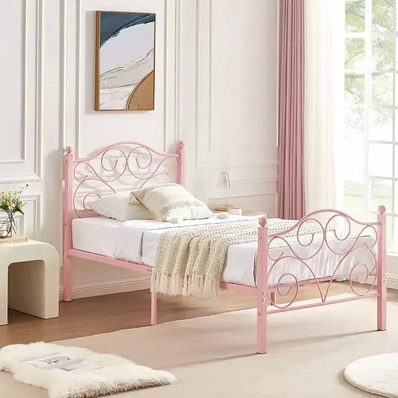 Struttura letto VECELO con testiera e pediera