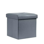 Panca contenitore pieghevole VECELO, versatile panca/poggiapiedi per camera da letto, capacità di carico fino a 300 kg