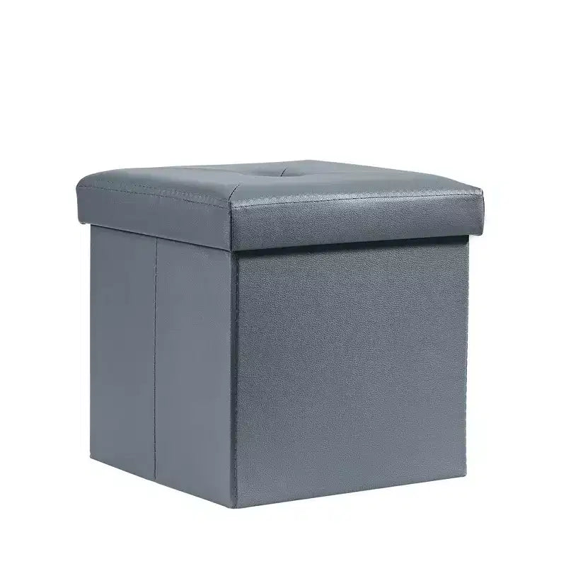 Panca contenitore pieghevole VECELO, versatile panca/poggiapiedi per camera da letto, capacità di carico fino a 300 kg