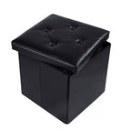 Panca contenitore pieghevole VECELO, versatile panca/poggiapiedi per camera da letto, capacità di carico fino a 300 kg