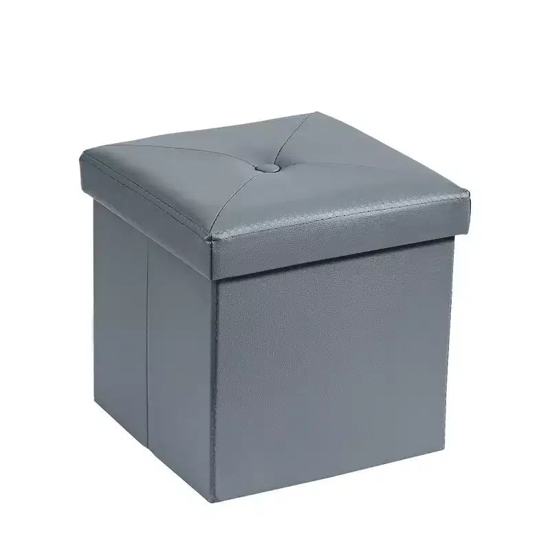 Panca contenitore pieghevole VECELO, versatile panca/poggiapiedi per camera da letto, capacità di carico fino a 300 kg