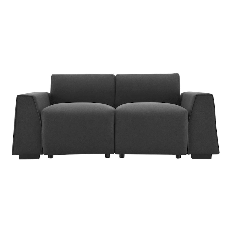 [VIDEO provided] [New] 71*35.5 Modern Linen Fabric Sofa,Stylish and Minimalist 2-3 Seat Couch,Easy to Install,Exquisite Lovesea