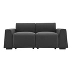 [VIDEO provided] [New] 71*35.5 Modern Linen Fabric Sofa,Stylish and Minimalist 2-3 Seat Couch,Easy to Install,Exquisite Lovesea