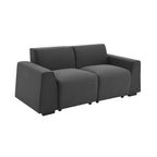 [VIDEO provided] [New] 71*35.5 Modern Linen Fabric Sofa,Stylish and Minimalist 2-3 Seat Couch,Easy to Install,Exquisite Lovesea