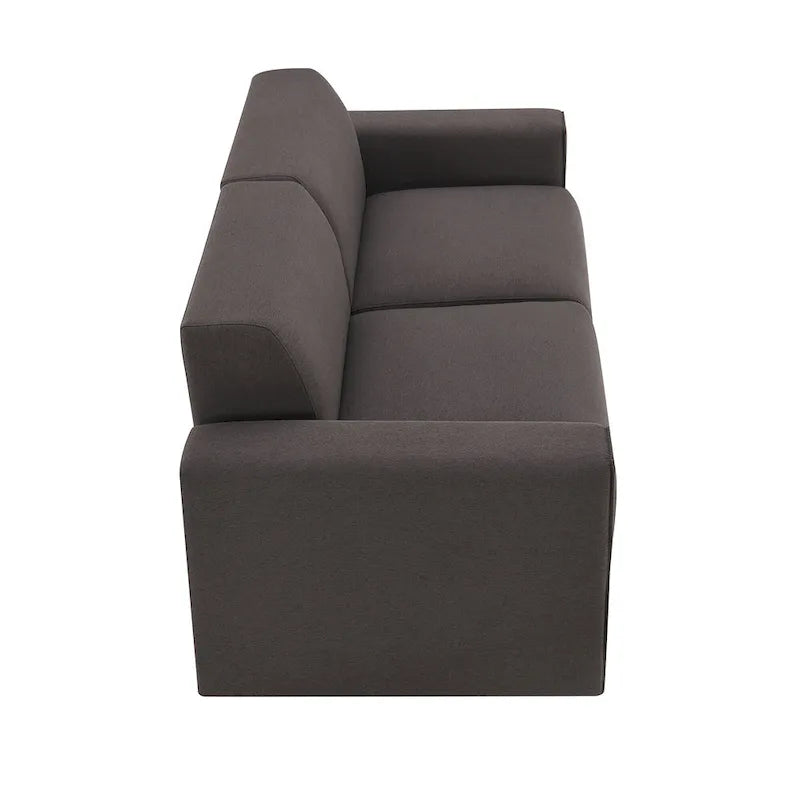 [VIDEO provided] [New] 71*35.5 Modern Linen Fabric Sofa,Stylish and Minimalist 2-3 Seat Couch,Easy to Install,Exquisite Lovesea