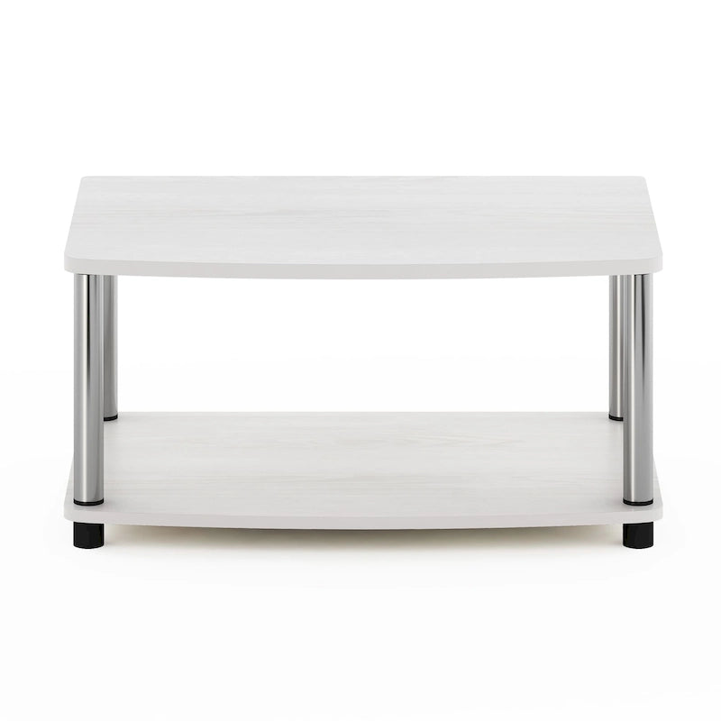 Furinno Turn-N-Tube, Supporti TV Rialzati a 2 Livelli Senza Attrezzi