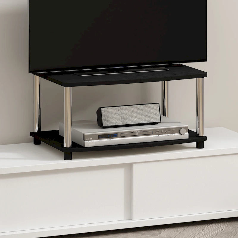 Furinno Turn-N-Tube, Supporti TV Rialzati a 2 Livelli Senza Attrezzi