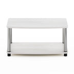 Furinno Turn-N-Tube No Tools 2-Tier Elevated TV Stands