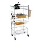 Carrello multiuso a 4 ripiani Organize It All - 23,62 x 17,78 x 47,24