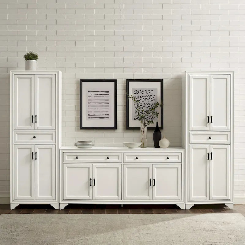 Crosley Tara Set credenza e dispensa 3 pezzi - 15x108.5x67.75