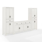 Crosley Tara Set credenza e dispensa 3 pezzi - 15x108.5x67.75