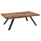 Reese Live Edge Rectangular Coffee Table in Natural Acacia
