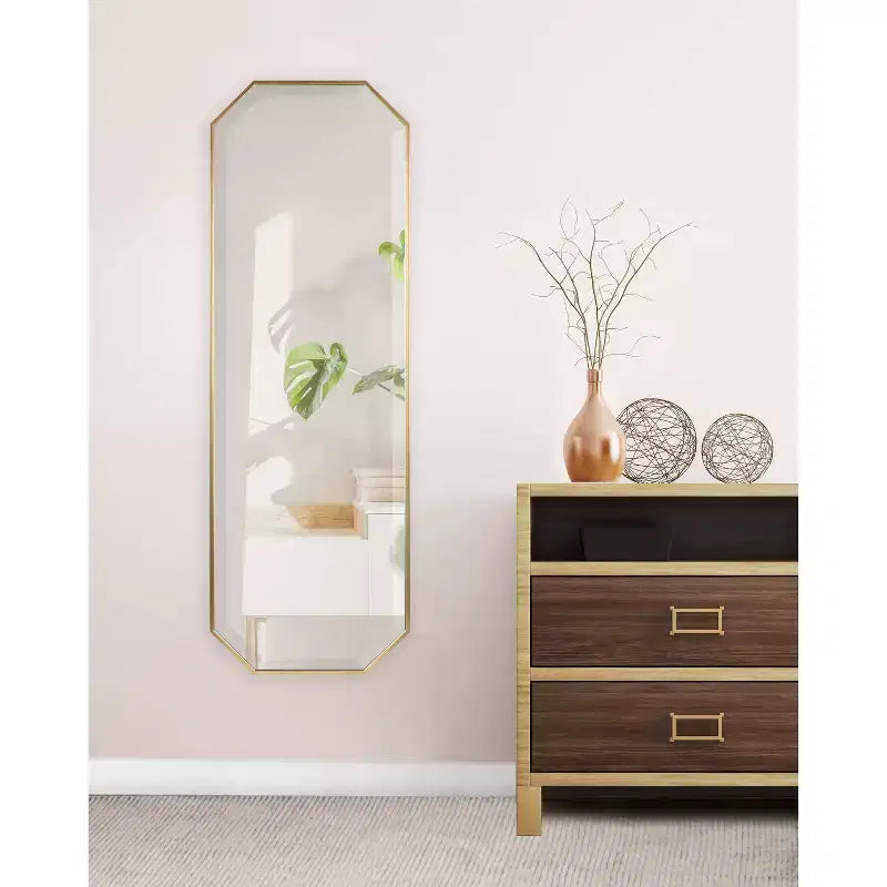 Kate & Laurel All Things Decor 16 x 48 Rhodes Full Length Wall Mirror