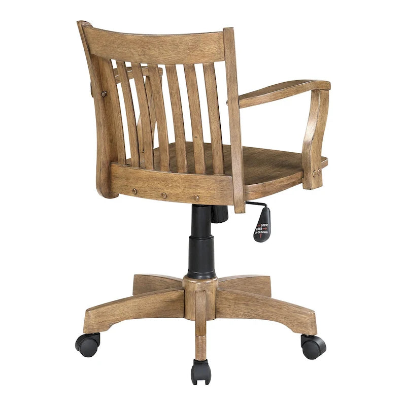 Deluxe Wood Bankers Chair