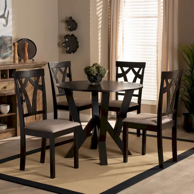 Reagan Modern and Contemporary 5-Piece Dining Set