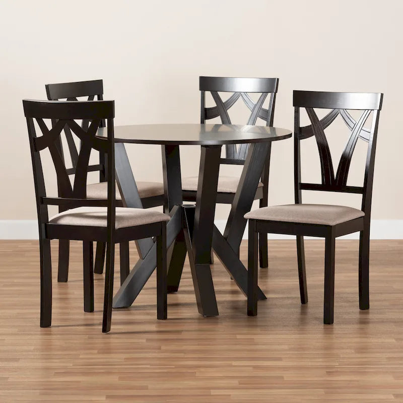 Reagan Modern and Contemporary 5-Piece Dining Set