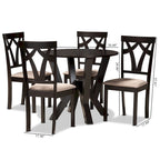 Reagan Modern and Contemporary 5-Piece Dining Set