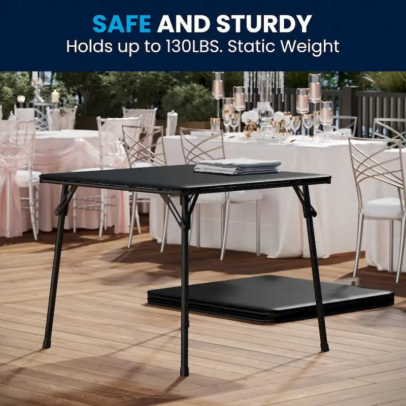 Foldable Vinyl Card Table