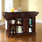 Crosley Alexandria, isola/carrello da cucina di grandi dimensioni con piano in granito - 51,5 L x 18 P x 34 H