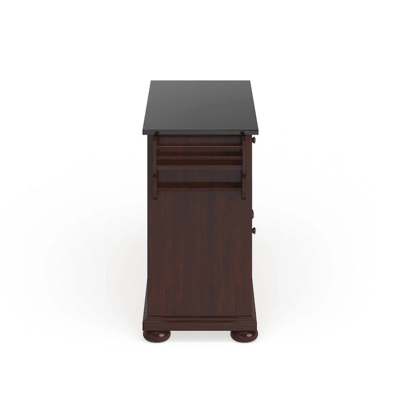 Crosley Alexandria, isola/carrello da cucina di grandi dimensioni con piano in granito - 51,5 L x 18 P x 34 H