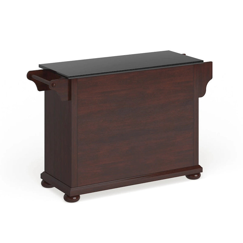 Crosley Alexandria, isola/carrello da cucina di grandi dimensioni con piano in granito - 51,5 L x 18 P x 34 H