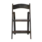 Flash Furniture Holden Commercial Grade Solid Wood Folding Dining Chair - Set of 2