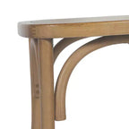 Flash Furniture Brooklyn Commercial Grade Solid Wood Stackable Dining Chair with Intricate Back Detail