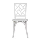 Flash Furniture Brooklyn Commercial Grade Solid Wood Stackable Dining Chair with Intricate Back Detail