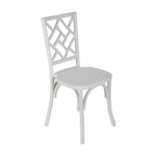 Flash Furniture Brooklyn Commercial Grade Solid Wood Stackable Dining Chair with Intricate Back Detail