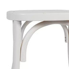 Flash Furniture Brooklyn Commercial Grade Solid Wood Stackable Dining Chair with Intricate Back Detail