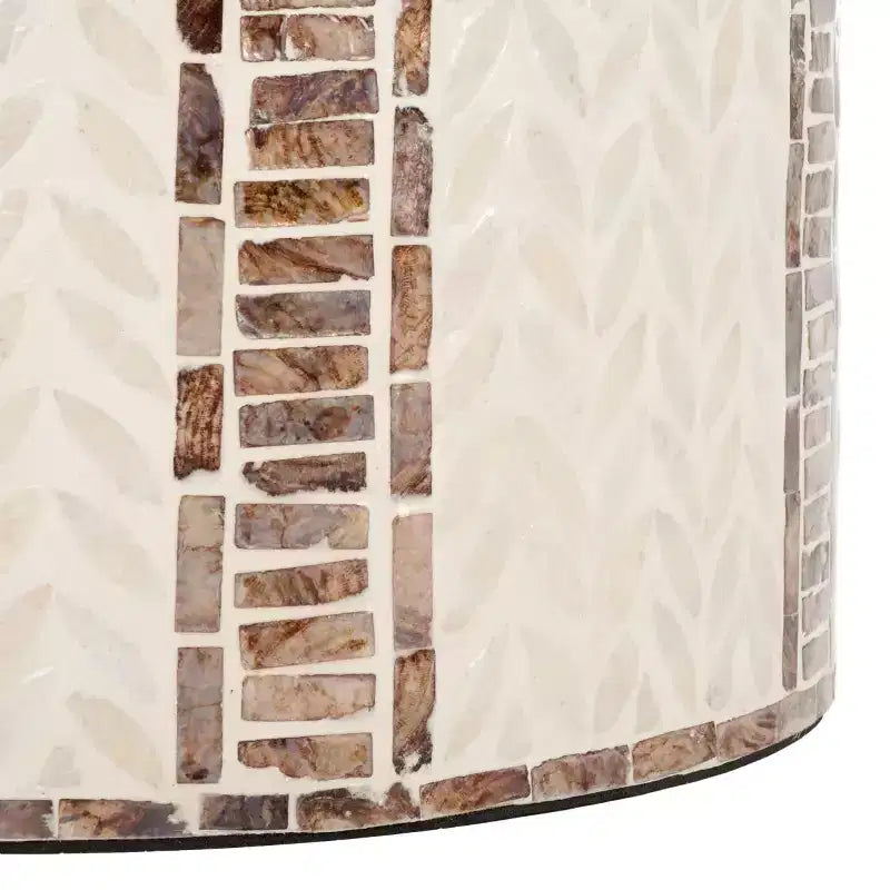 Keary Round Accent Table - ACC1804A - White/Gold - Safavieh