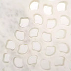 Elly Marble Cnc Side Table - ACC3712A - White Marble/Black - Safavieh