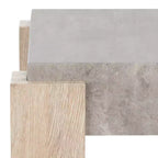 Coromio End Table - ACC7005A - Light Grey/Natural - Safavieh