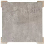 Coromio End Table - ACC7005A - Light Grey/Natural - Safavieh