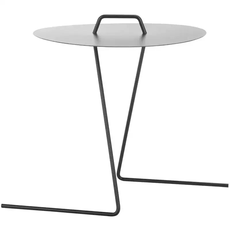 Medalia Side Table - ACC8008A - Matte Black - Safavieh