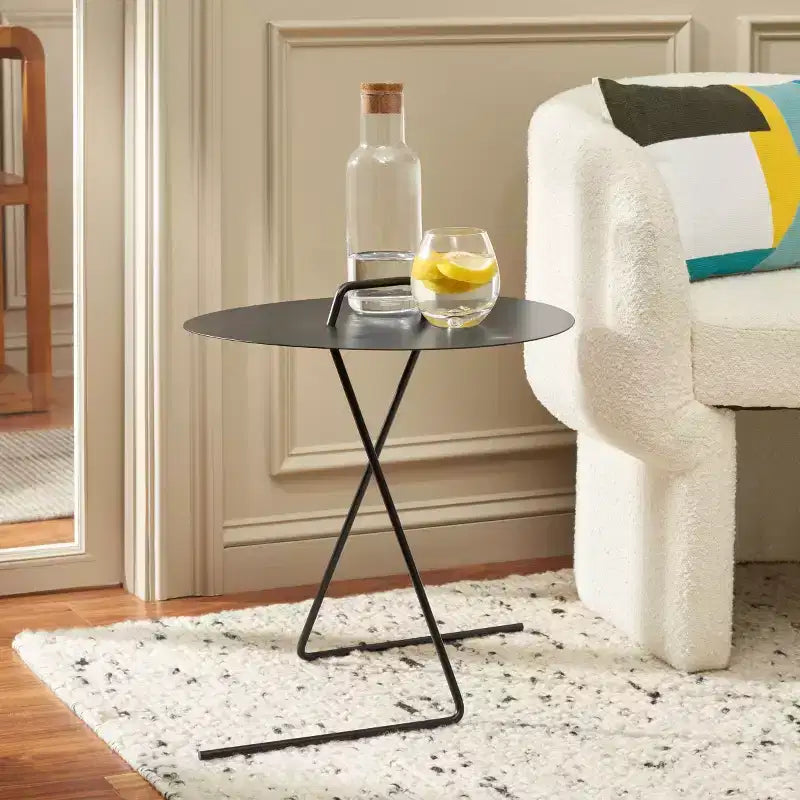 Tavolino Medalia - ACC8008A - Nero Opaco - Safavieh