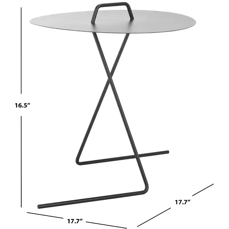 Tavolino Medalia - ACC8008A - Nero Opaco - Safavieh