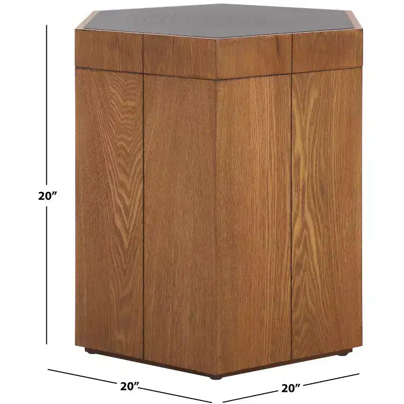 Rafaela Hexagon Tray Top Accent Table With Storage - ACC9710 - Safavieh