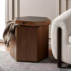 Rafaela Hexagon Tray Top Accent Table With Storage - ACC9710 - Safavieh