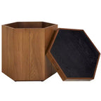 Rafaela Hexagon Tray Top Accent Table With Storage - ACC9710 - Safavieh