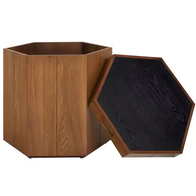 Rafaela Hexagon Tray Top Accent Table With Storage - ACC9710 - Safavieh