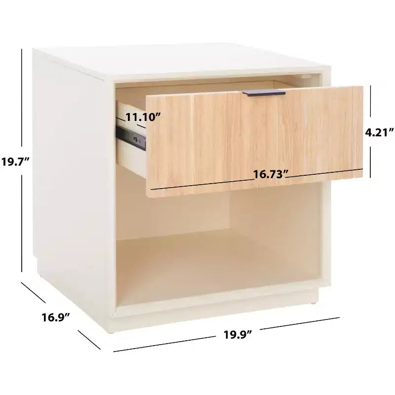 Grayden 1 Drawer Nightstand - NST9203 - Safavieh