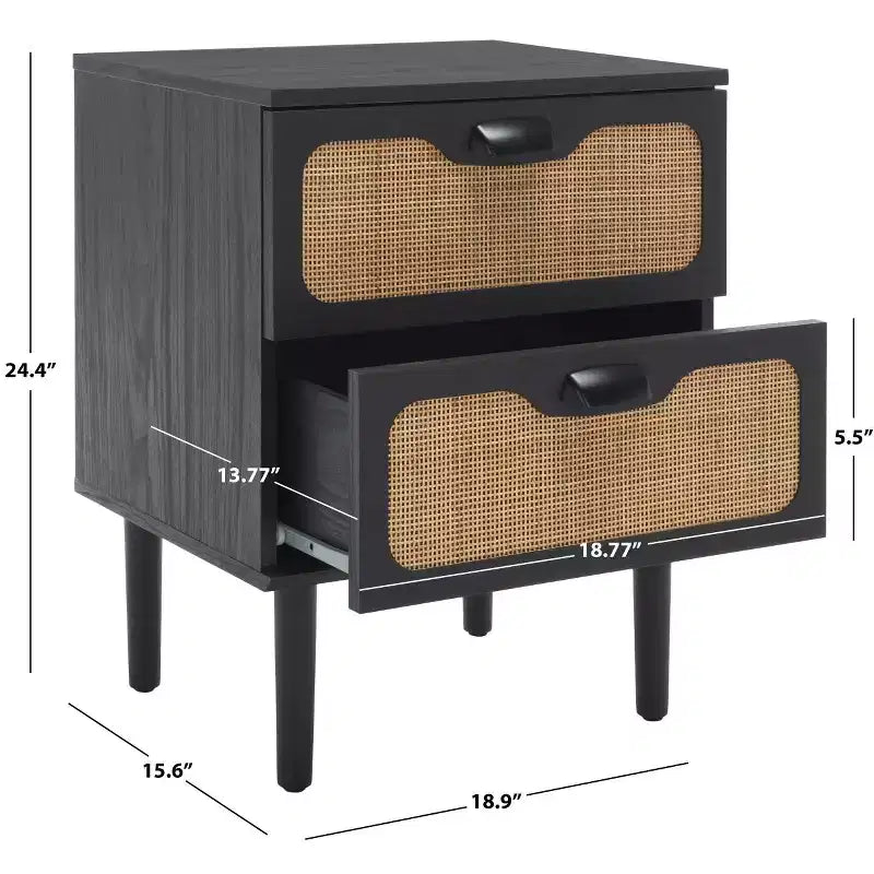 Comodino a 2 cassetti Irelia - NST9602 - Safavieh