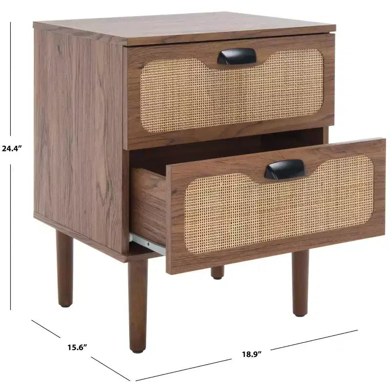 Comodino a 2 cassetti Irelia - NST9602 - Safavieh