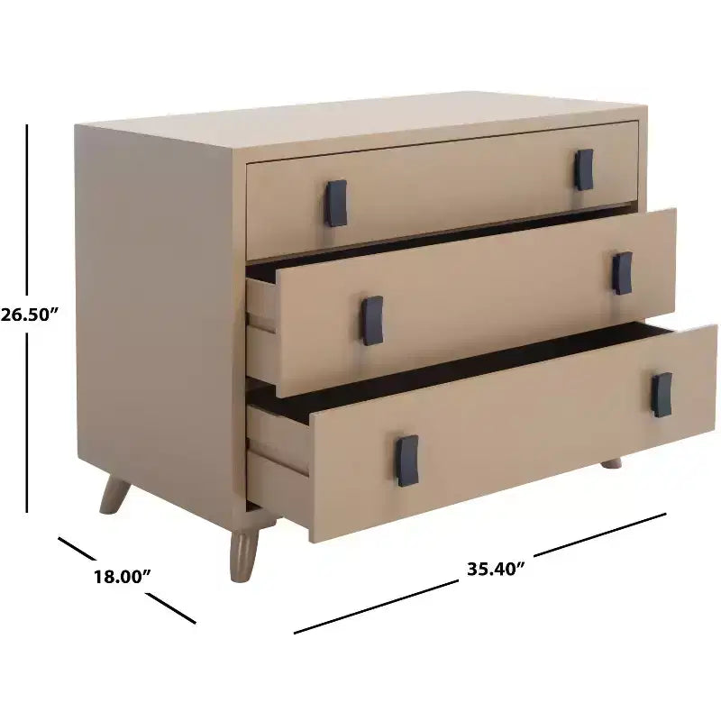 Blaize 3 Drawer Chest - CHS6601 - Safavieh